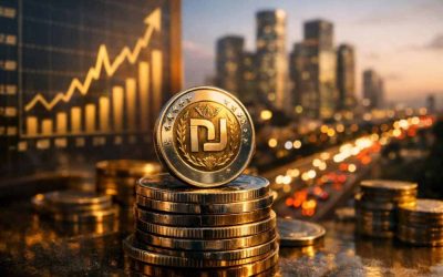 Chart displaying the upward trend of the Israeli Shekel and economic growth indicators in 2026