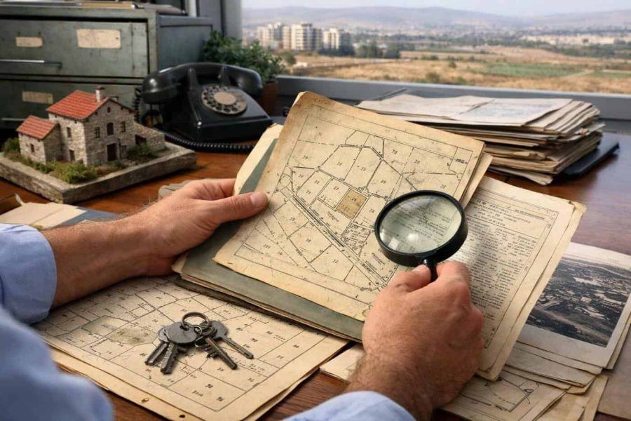 Israel Land Authority record showing key details a property record can reveal