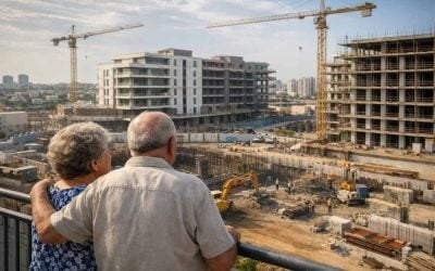 Architectural rendering of the new 800 million NIS Longevity Hub for seniors in Kiryat Motzkin